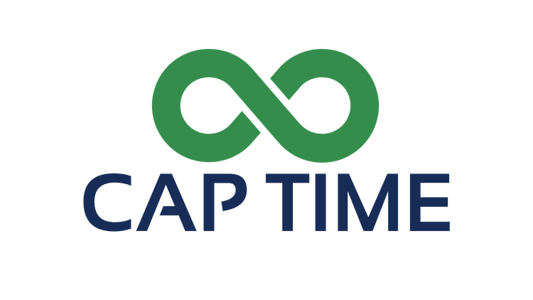 logo cap time - logiciel simple d'utilisation pour le pointage de salariés en temps réel
